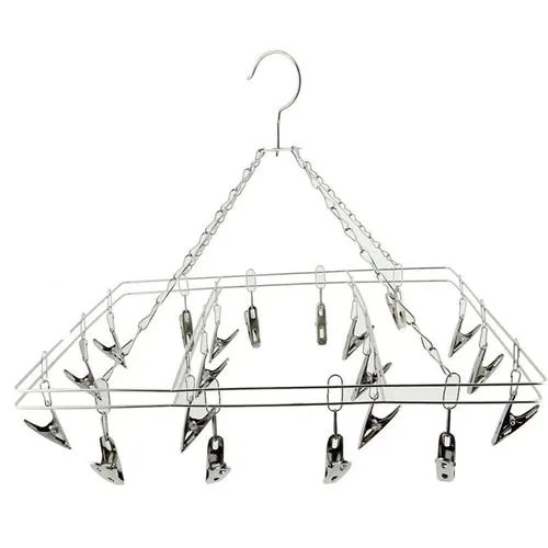 Varal 20 Prendedores Aço INOX 38 cm x 30 cm x 1,5 cm — imagem 2