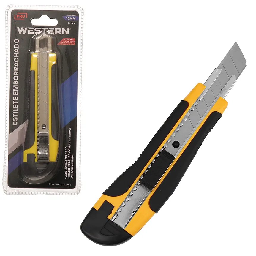 Estilete Emborrachado 18mm — imagem 2