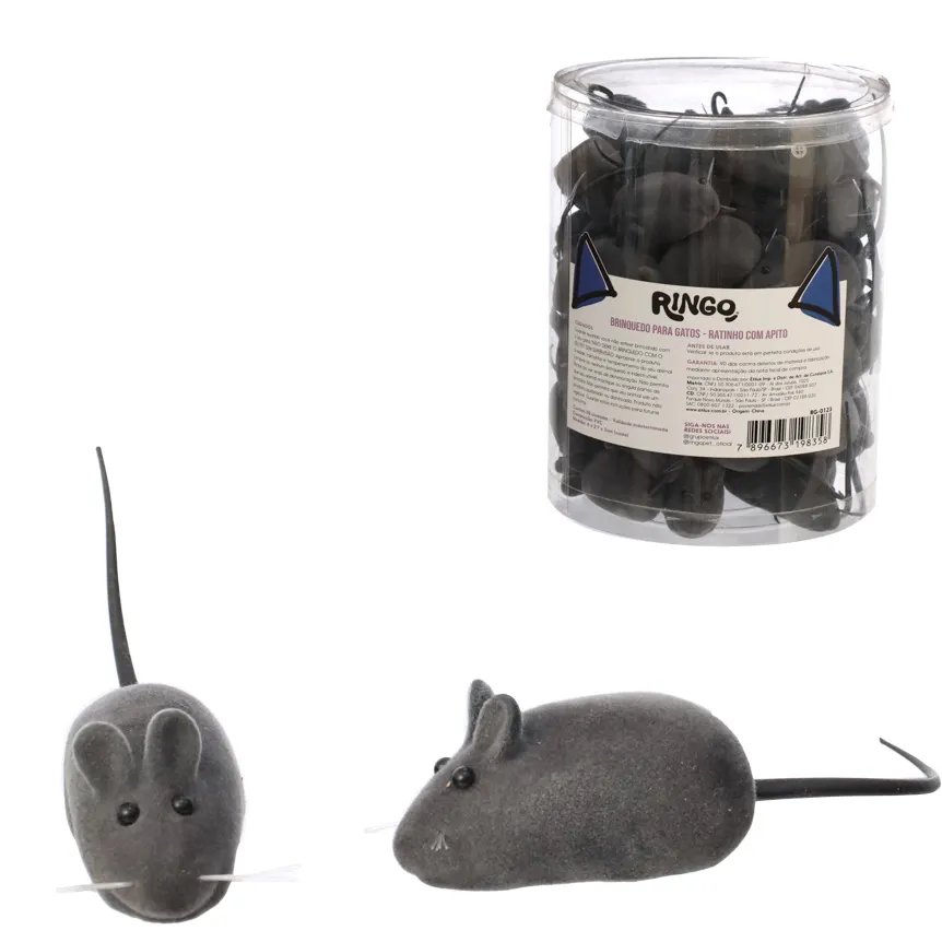 Brinquedo para Gato Rato Apito 50 Peças — imagem 4