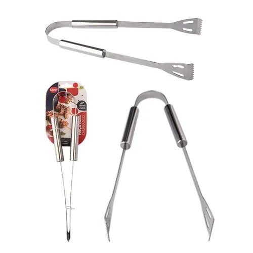 Pinca Churrasco Aço INOX 35 cm x 7 cm x 4 cm — imagem 3