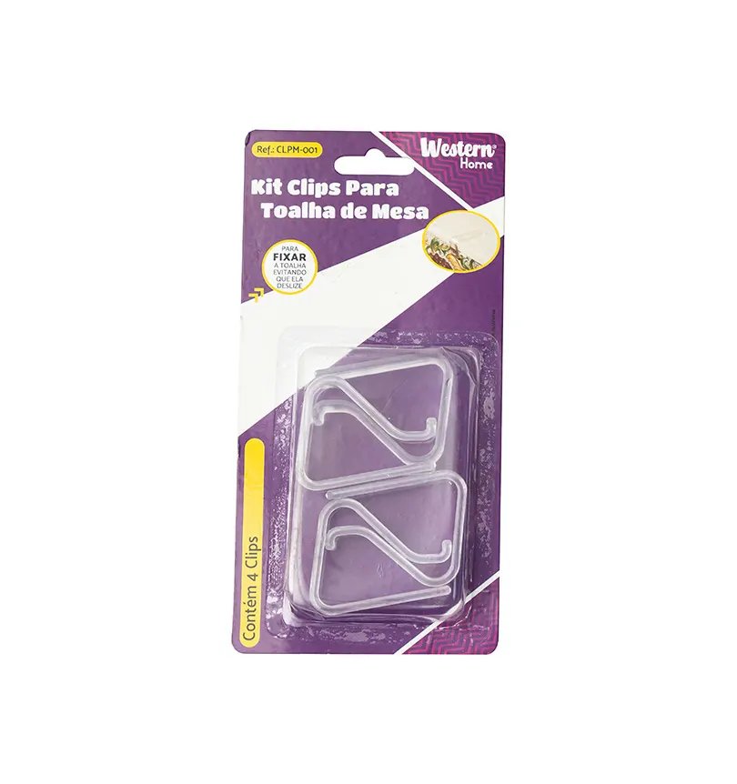 Jogo 4 Clips para Toalha de Mesa — imagem 2