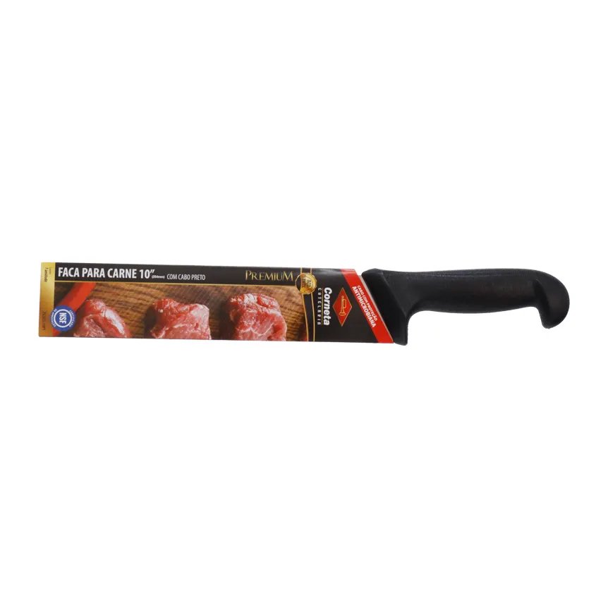 Faca para Carne Cabo Preto Premium 10" — imagem 3