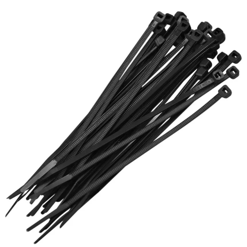 Jogo com 100 Abraçadeiras Preto 2,5x200mm — imagem 3