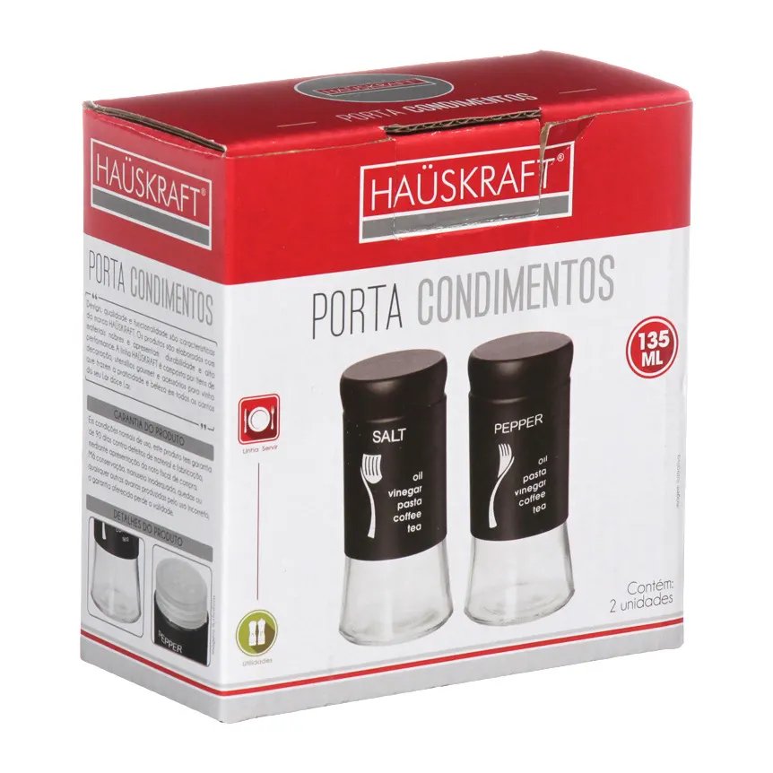Porta-Condimentos 2 Peças Preto — imagem 3