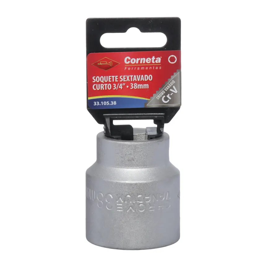 Soquete Sextavado Curto 3/4 38mm — imagem 3