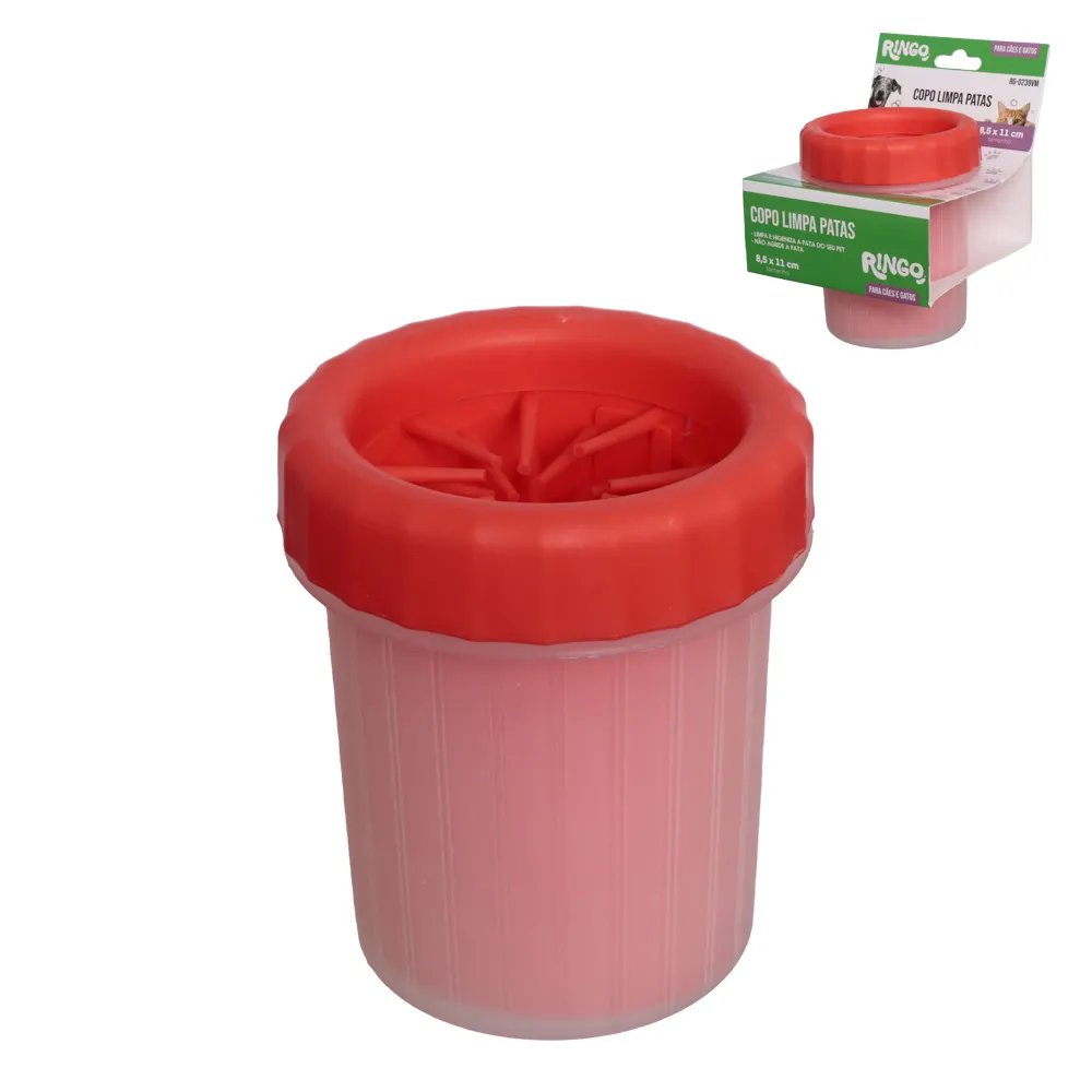 Copo Limpa Patas Ca/GA Vermelho 11cm — imagem 4