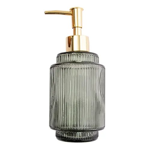 Porta Sabonete Liquido 350 ml Vidro 7,5 cm x 7,5 cm x 18,5 cm — imagem 2