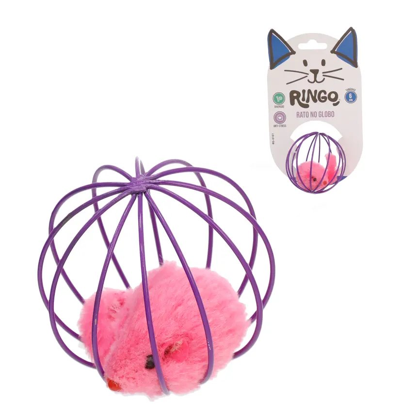 Brinquedo para Gato Rato Globo 6cm — imagem 4