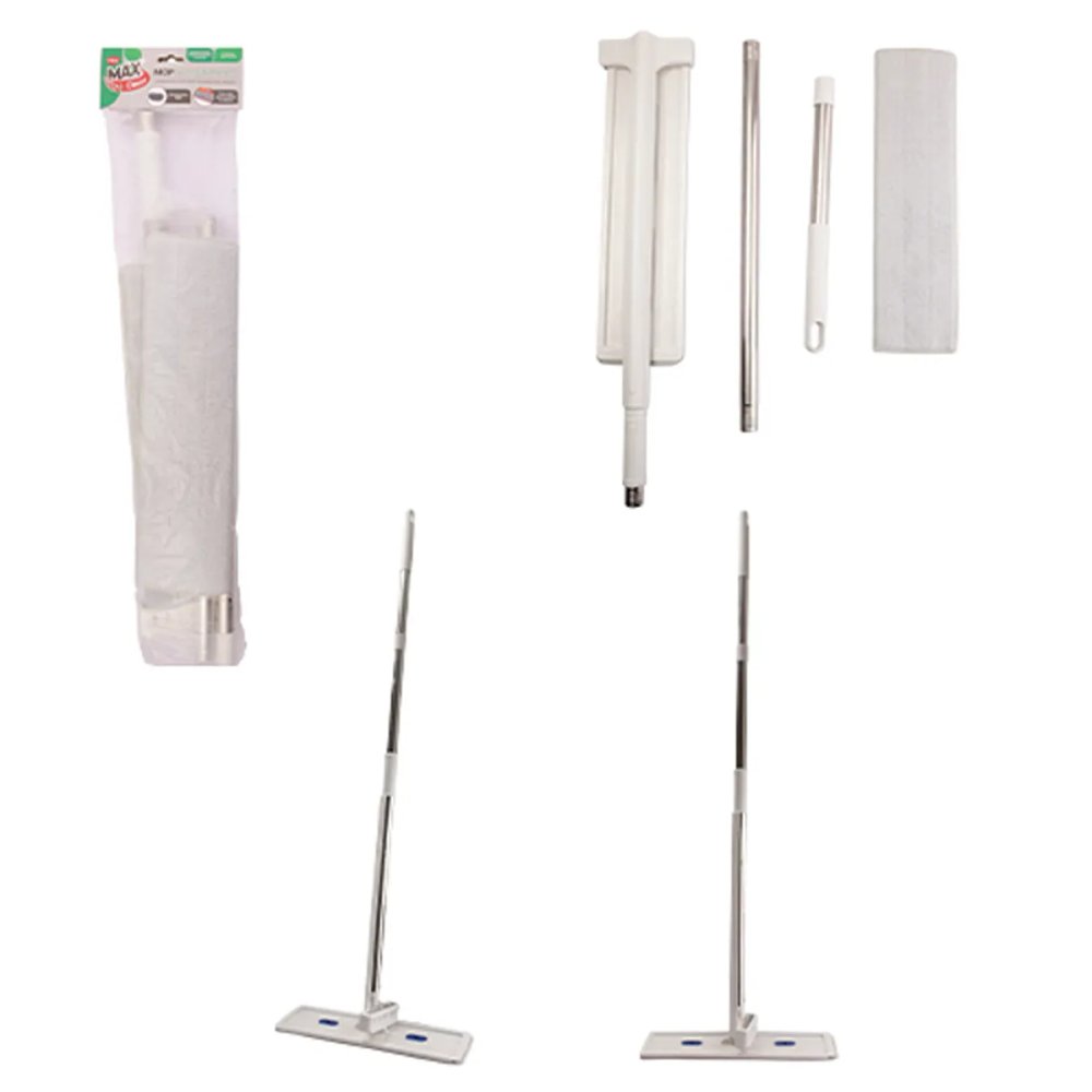 Mop Auto Limpante Refil 2 Pçs Plástico PP e Aço INOX 41,5 cm x 11,5 cm x 124 cm — imagem 2