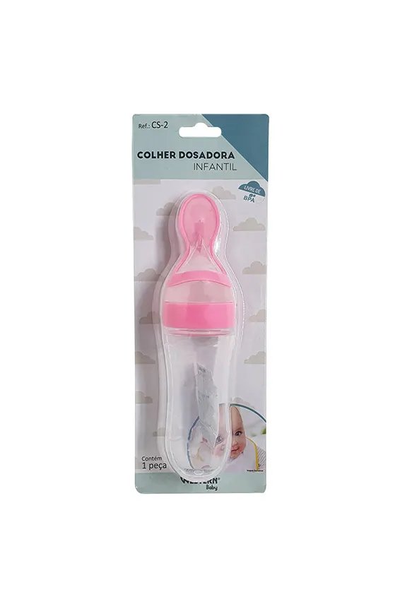 Colher Dosadora Infantil Rosa — imagem 2
