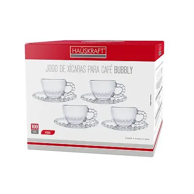 Xícara de Café Bubbly 100ml 4 Peças — imagem 4