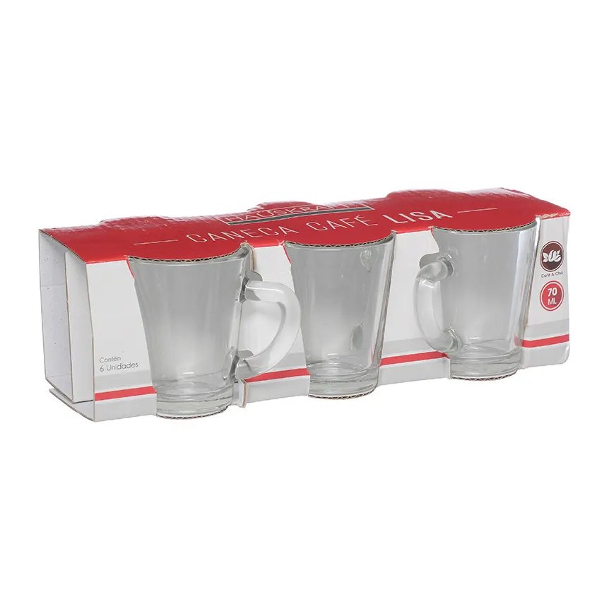 Caneca Café Lisa 70ml 6 Peças — imagem 3