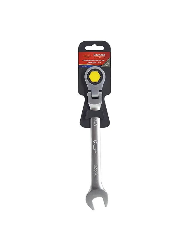 Chave Combinada Catraca Articulada 17mm — imagem 3