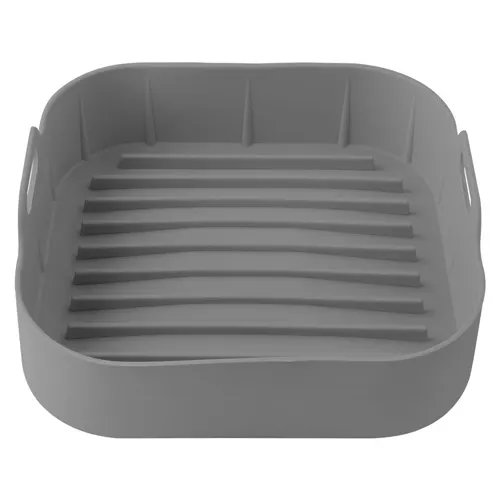 Forma Cozimento Quadrada Fritadeira Elétrica Silicone 20,5 cm x 20,5 cm x 7 cm — imagem 3