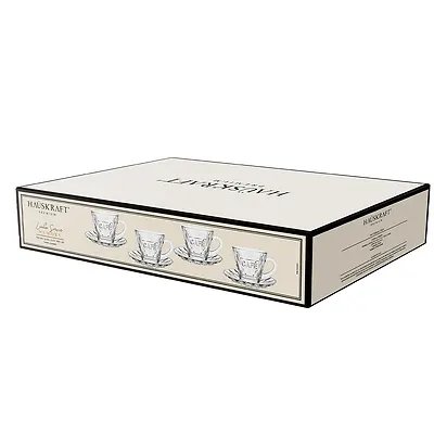 Xícara de Café Memory Transparente 180ml 4 Peças — imagem 2