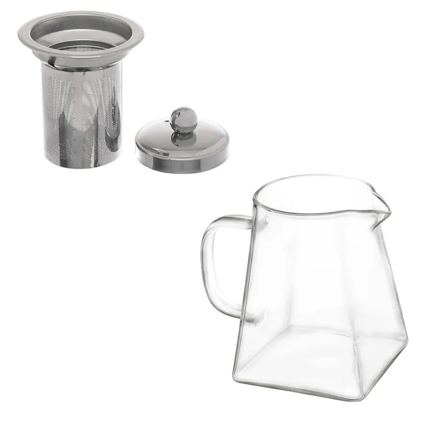 Chaleira com Infusor Borossilicato Doppio 550ml — imagem 2