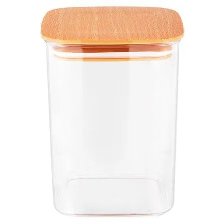 Pote Hermético Quadrado Plástico 10 cm x 10 cm x 19 cm 1,2 L — imagem 2