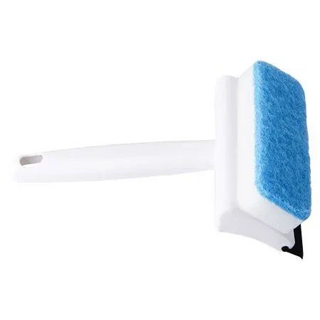 Rodinho 2 em 1 Plástico Esponja Borracha 18 cm x 11,6 cm x 3,8 cm — imagem 2