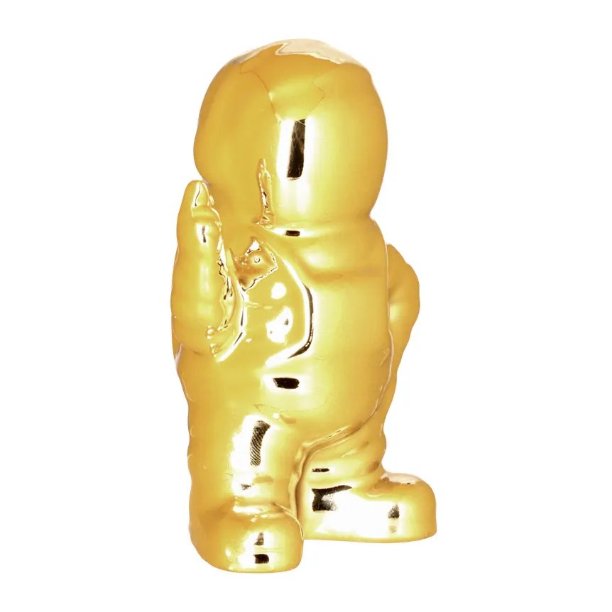 Figura Astronauta Dedo Dourada 100mm — imagem 2