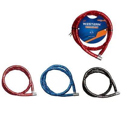 Cadeado Flexível Moto 1,2m x 18mm — imagem 4