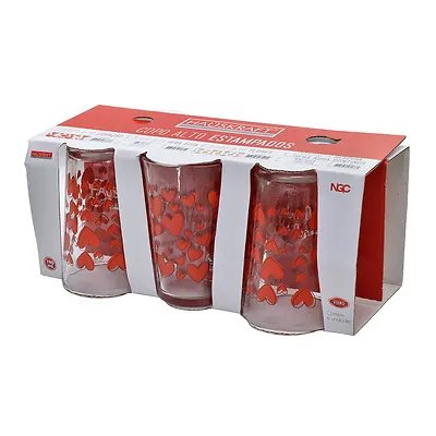Copo Alto Vidro Cora 190ml 6 Peças — imagem 4