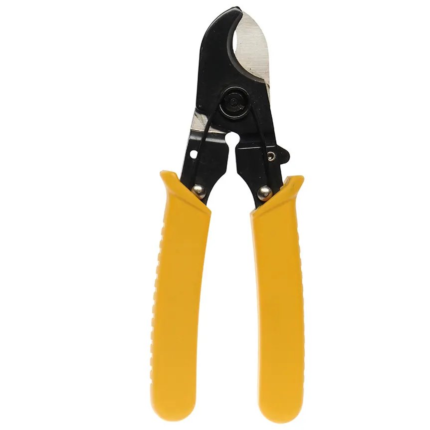 Alicate Corte Cabo Coaxial Amarelo 6,5" — imagem 2