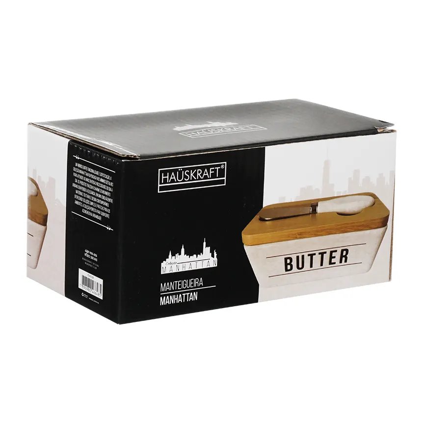 Manteigueira Manhã Branca 400ml — imagem 3