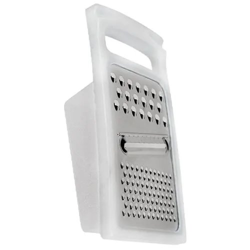 Ralador Coletor Aço INOX Plástico 19 cm x 6,5 cm x 8,8 cm — imagem 2