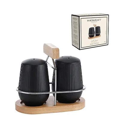 Saleiro/Pimenteiro Oásis Preto 90ml 3 Peças — imagem 3