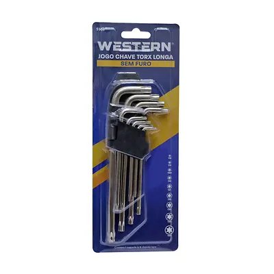 Chave Torx Longa sem Furo 9 Peças — imagem 2