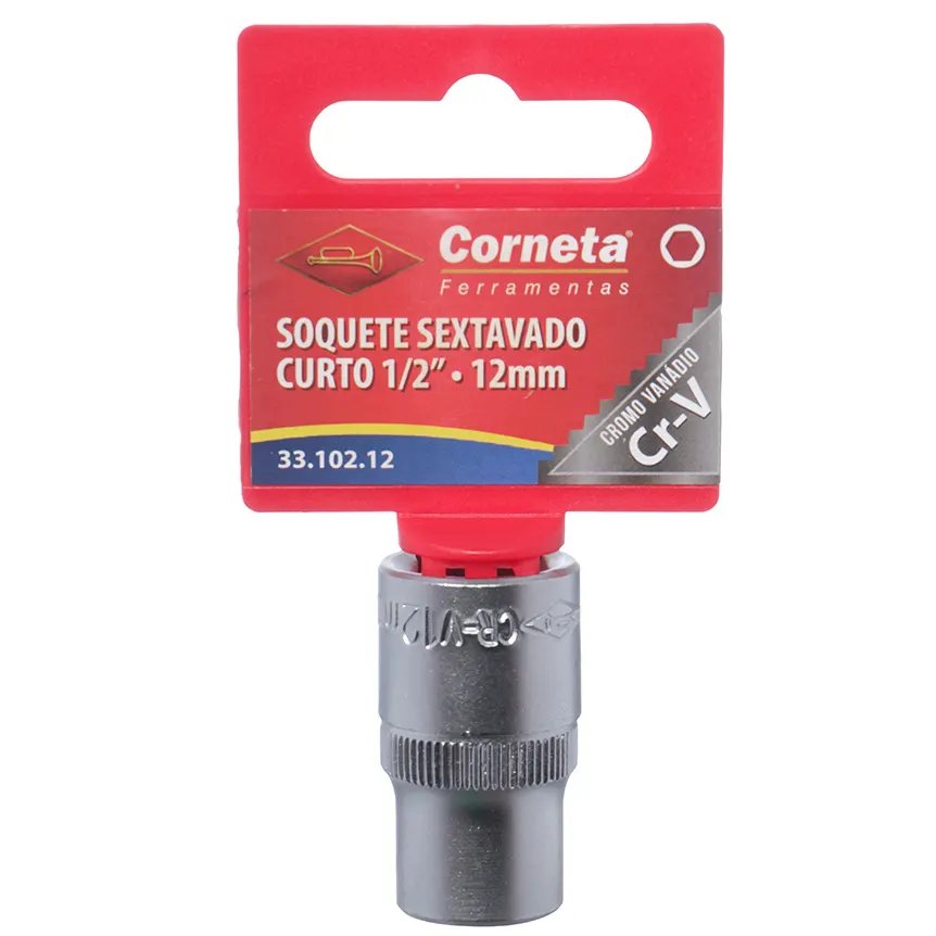 Soquete Sextavado Curto 1/2 12mm — imagem 4