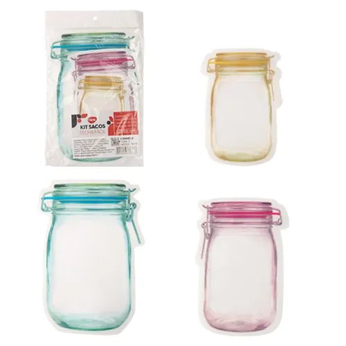 KIT 3 Sacos Ziplock PVC — imagem 3