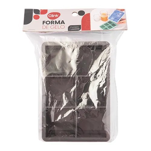 Forma Gelo Quadrado Silicone 16,5 cm x 11,5 cm x 4,5 cm — imagem 3