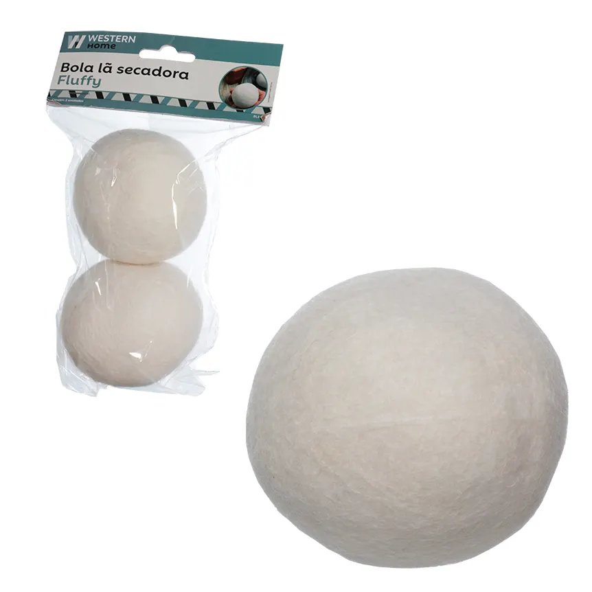 Bola Laranja Secadora Fluffy 2 Peças — imagem 2