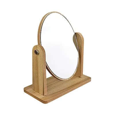Espelho de Mesa Oval Bambu 18cm — imagem 3