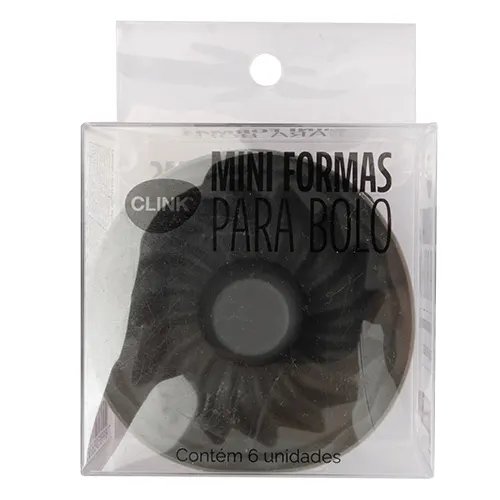 Forma Cupcake KIT 6 Pçs Silicone 7,2 cm x 7,2 cm x 3 cm — imagem 3