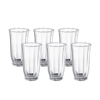 Copo Long Drink Vidro Peach 350ml 6 Peças — imagem 2