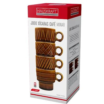 Xícara de Café Minar Te 90ml 4 Peças — imagem 3