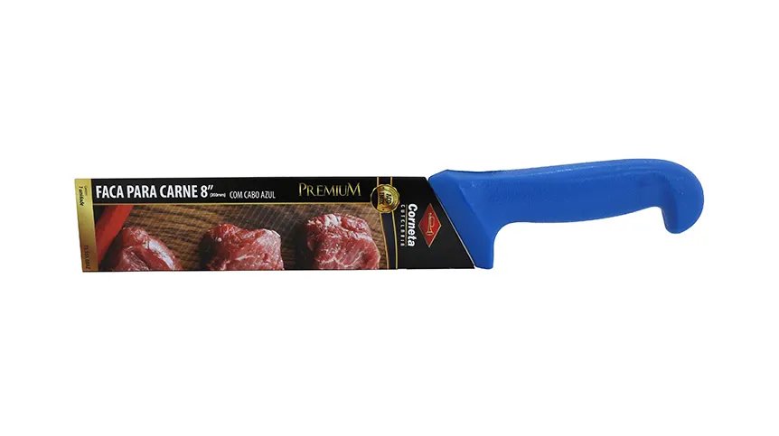 Faca para Carne Cabo Azul Premium 8" — imagem 3