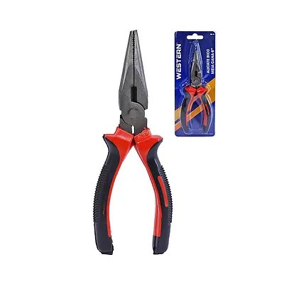 Alicate Bico M Cana Preto/Vermelho 6" — imagem 2