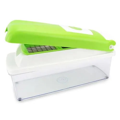 Conjunto Ralador Fatiador Plástico INOX 27,8 cm x 9 cm x 12 cm — imagem 2
