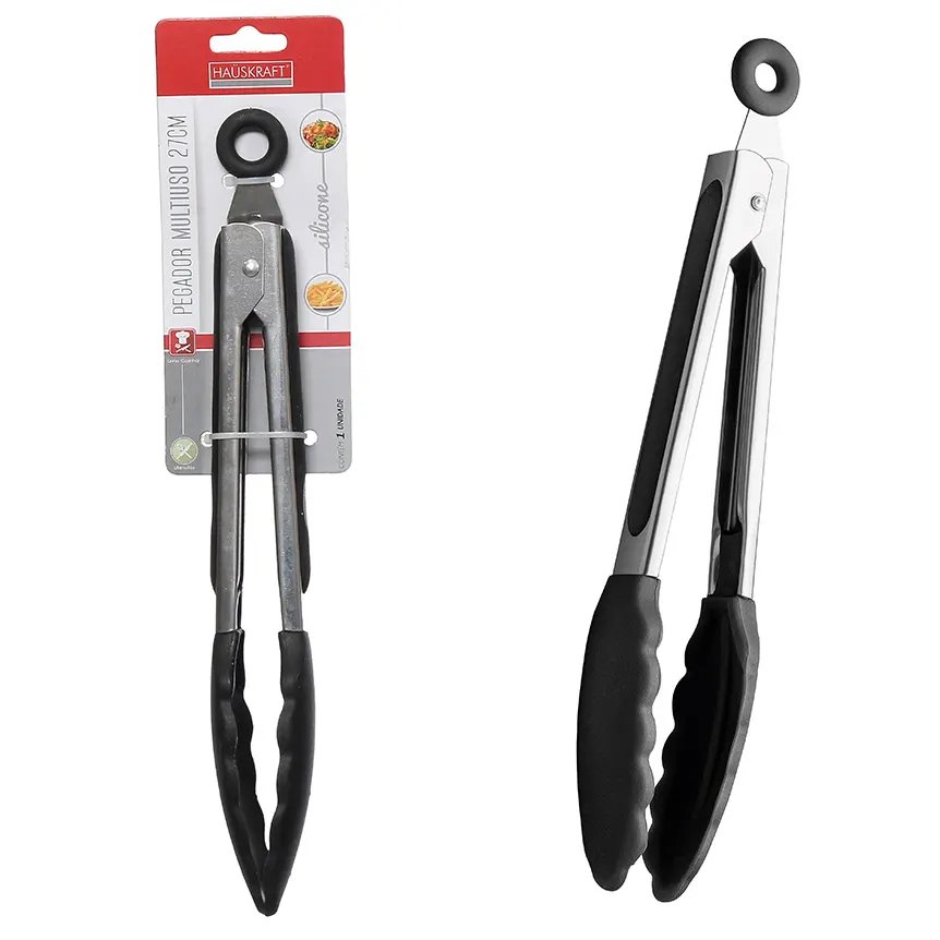 Pegador Multiuso Silicone 27cm Preto — imagem 2