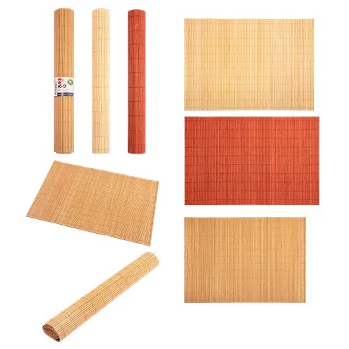 Jogo Americano Bambu 43 cm x 30 cm Display com 24 Pecas — imagem 2
