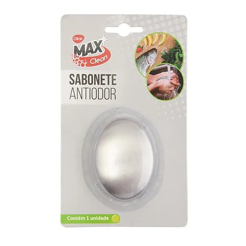 Sabonete Anti-Odor Aço INOX 6,5 cm x 4,5 cm x 2 cm — imagem 2