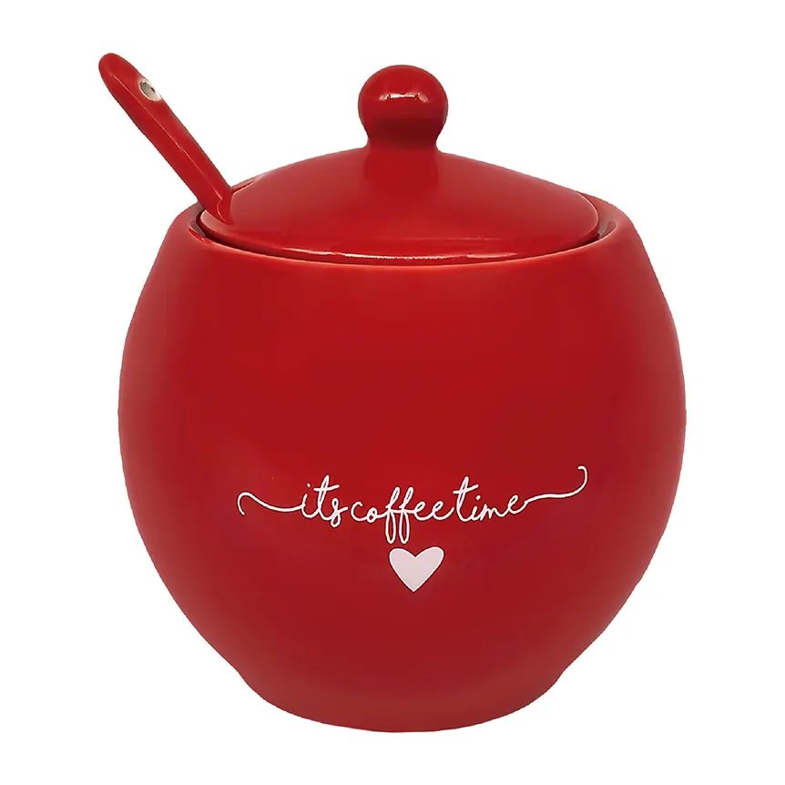 Açucareiro Colhe Lamo Vermelho 350ml — imagem 2