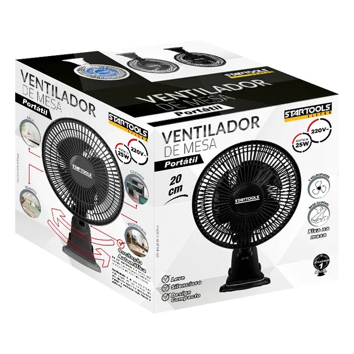 Ventilador Clip 2 Velocidades Oscilante — imagem 2