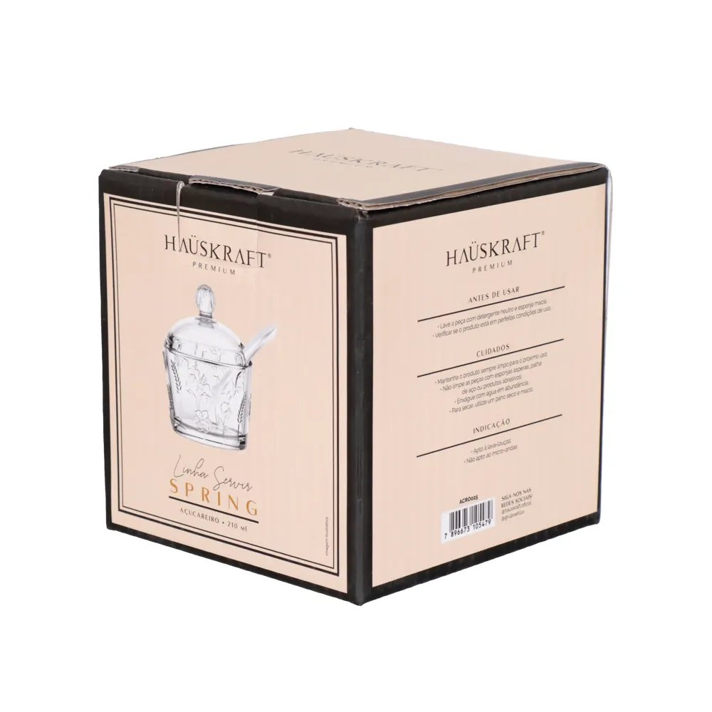 Açucareiro Vidro Spring 210ml — imagem 2