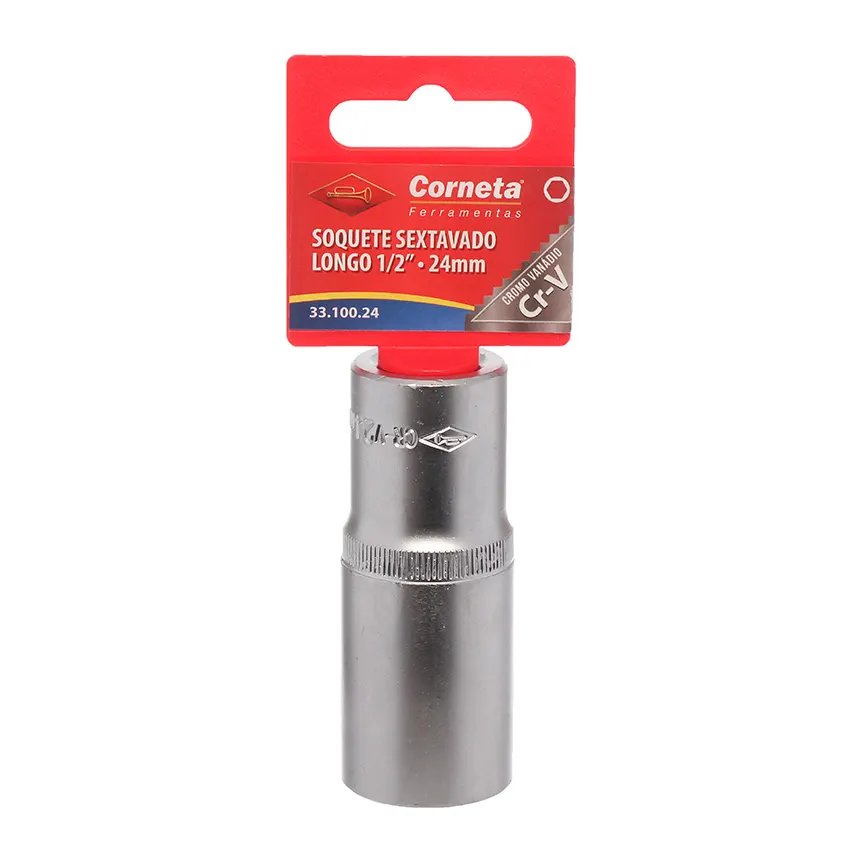 Soquete Sextavado Longo 1/2 24mm — imagem 4