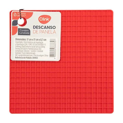 Descanso Panela Silicone 17 cm x 17 cm x 0,7 cm — imagem 3