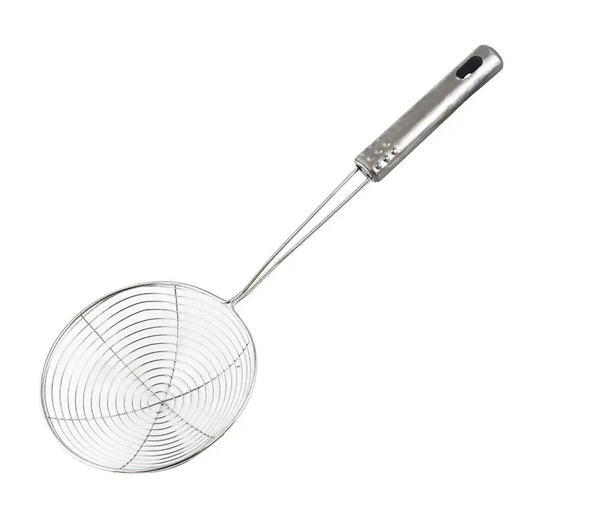 Escumadeira Fritadeira Inox 11x29,5cm — imagem 2